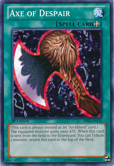 Axe of Despair [BP02-EN131] Mosaic Rare | Good Games Adelaide SA