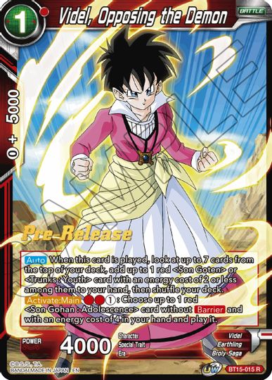 Videl, Opposing the Demon (BT15-015) [Saiyan Showdown Prerelease Promos] | Good Games Adelaide SA