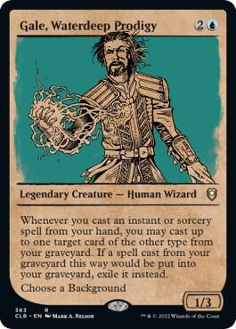 Gale Waterdeep Prodigy Showcase 383 (Commander Legends: Battle for Baldur's Gate)  - Foil | Good Games Adelaide SA