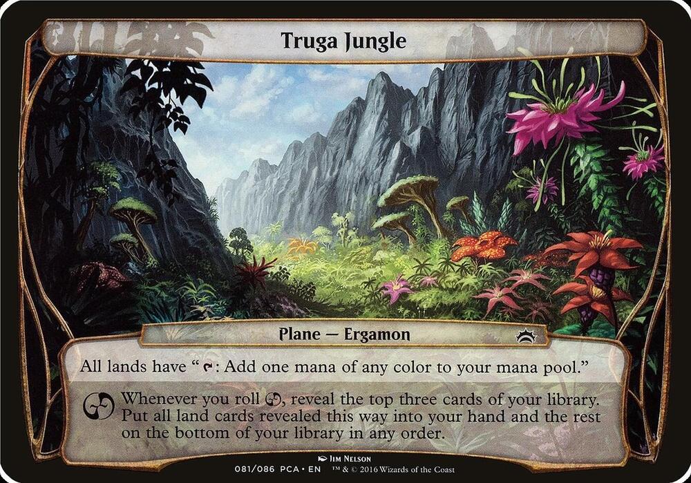 Truga Jungle Planechase Anthology  (Oversize Cards)  | Good Games Adelaide SA
