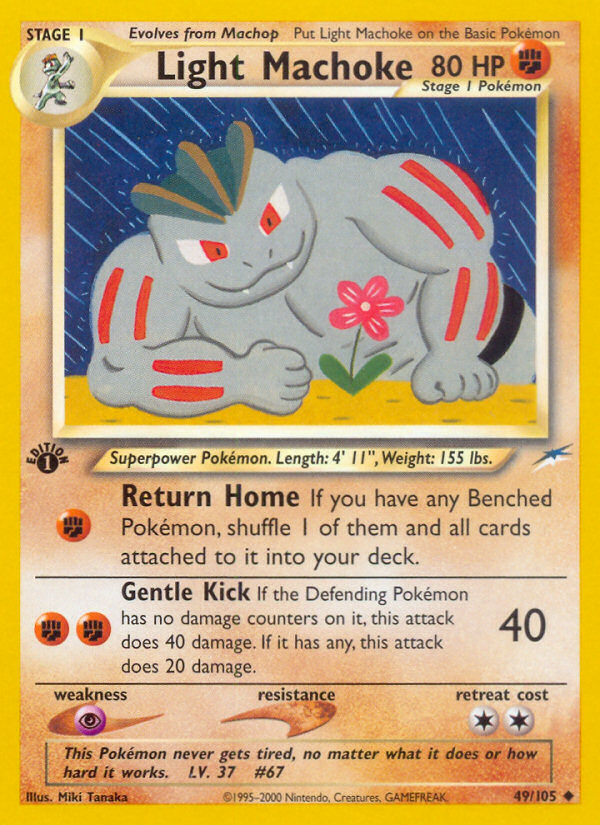 Light Machoke (49/105) [Neo Destiny 1st Edition] | Good Games Adelaide SA