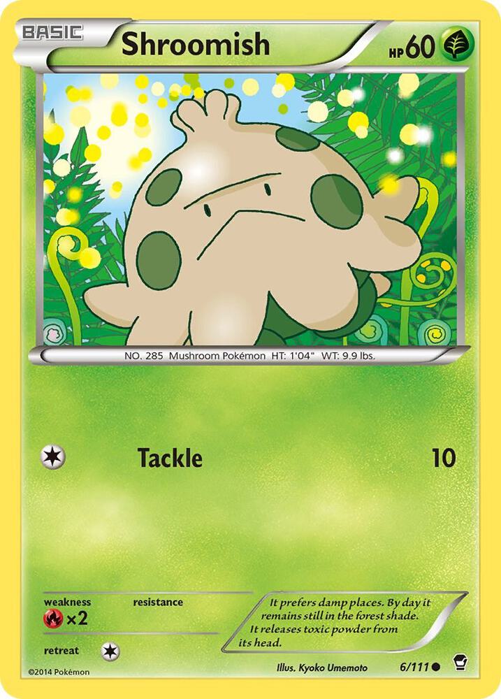 Shroomish 6/111 (XY - Furious Fists)  | Good Games Adelaide SA
