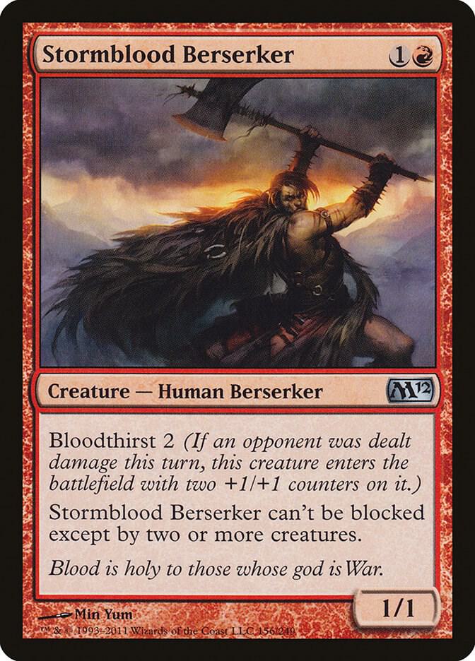 Stormblood Berserker 156 (Magic 2012 (M12))  - Foil | Good Games Adelaide SA