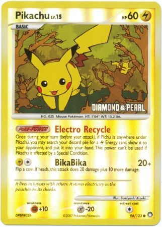 Pikachu (94/123) [Burger King Promos: 2008 Collection] | Good Games Adelaide SA