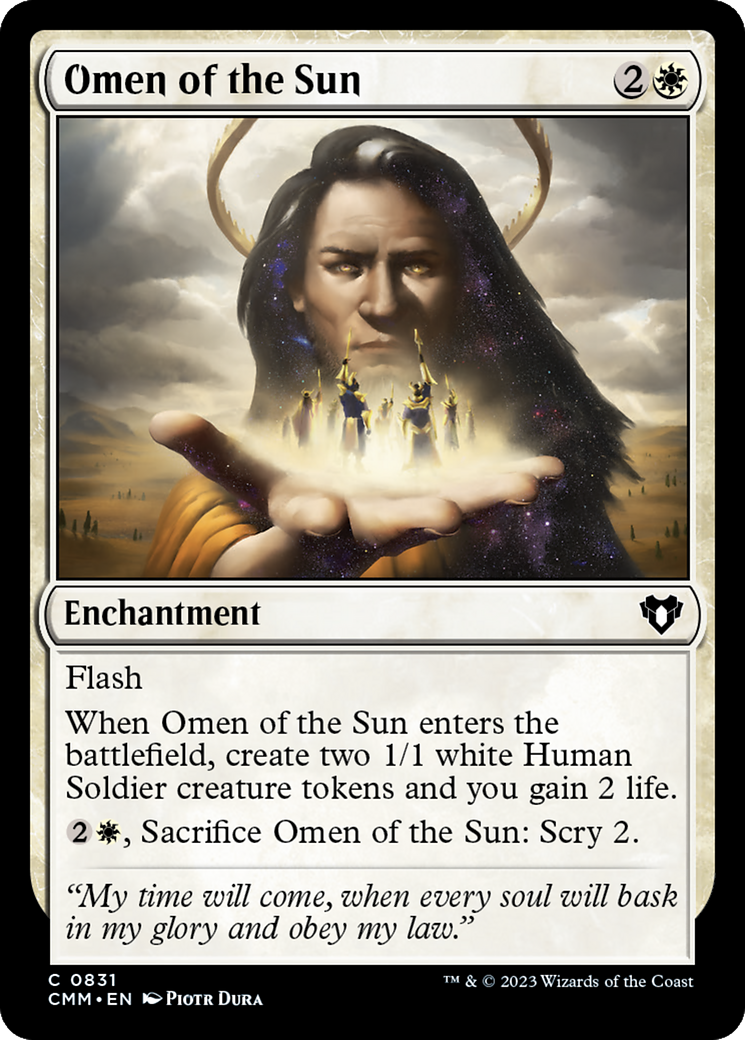 Omen of the Sun [Commander Masters] | Good Games Adelaide SA