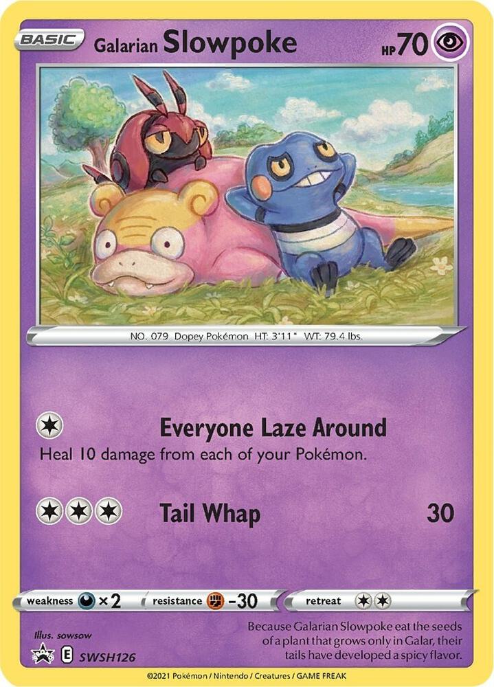Galarian Slowpoke SWSH126 (SWSH: Sword & Shield Promo Cards)  - Holofoil | Good Games Adelaide SA