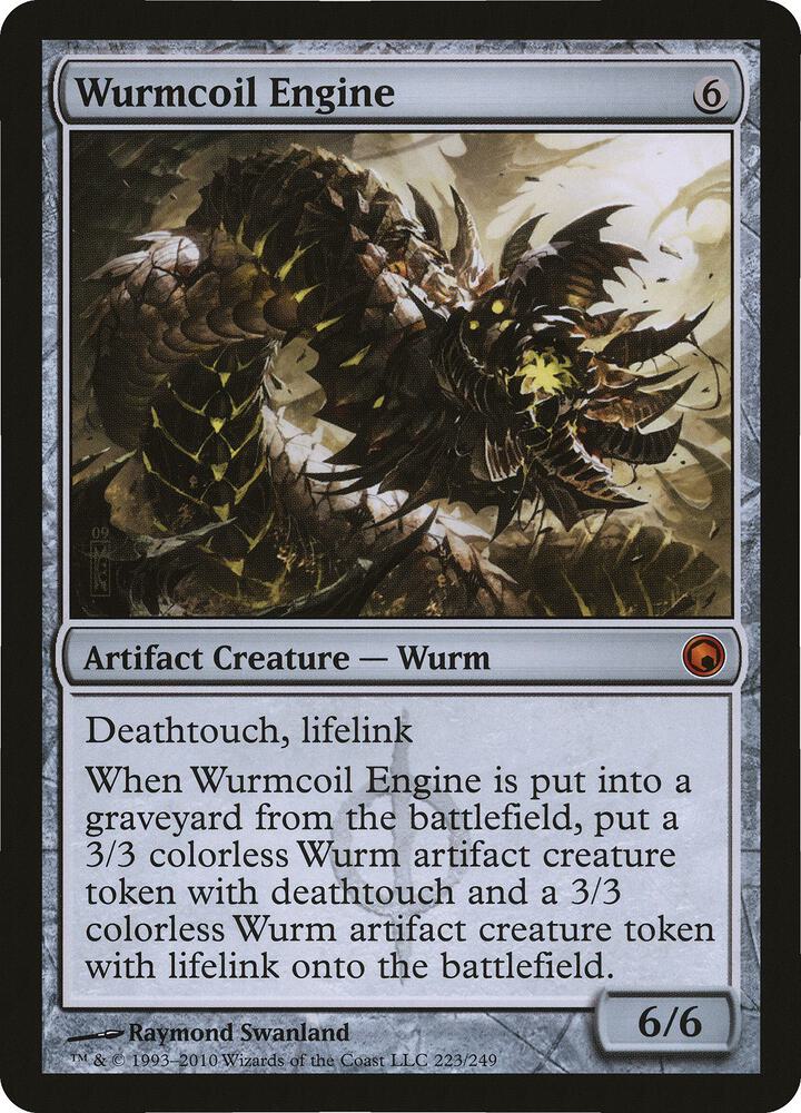 Wurmcoil Engine Scars of Mirrodin 223 (Oversize Cards)  | Good Games Adelaide SA