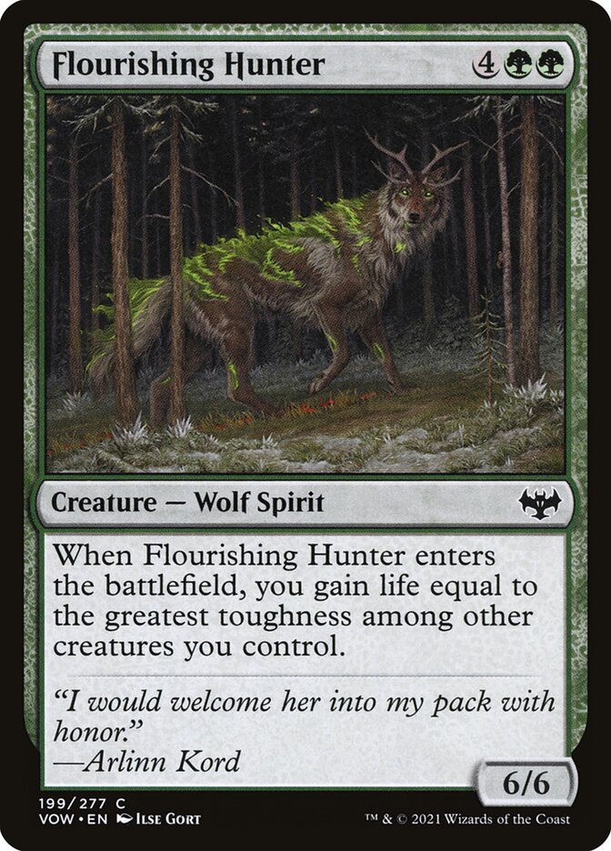 Flourishing Hunter 199 (Innistrad: Crimson Vow)  | Good Games Adelaide SA