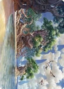Yavimaya Coast Art Card 61 (Art Series: Dominaria United)  | Good Games Adelaide SA