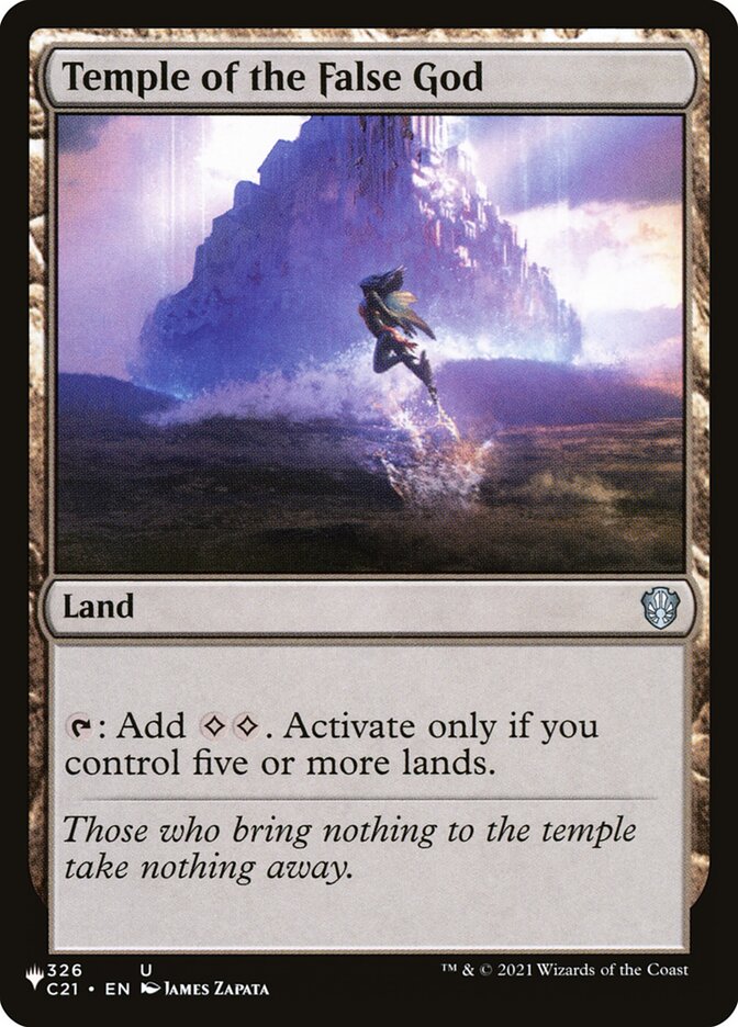 Temple of the False God [Secret Lair: Heads I Win, Tails You Lose] | Good Games Adelaide SA