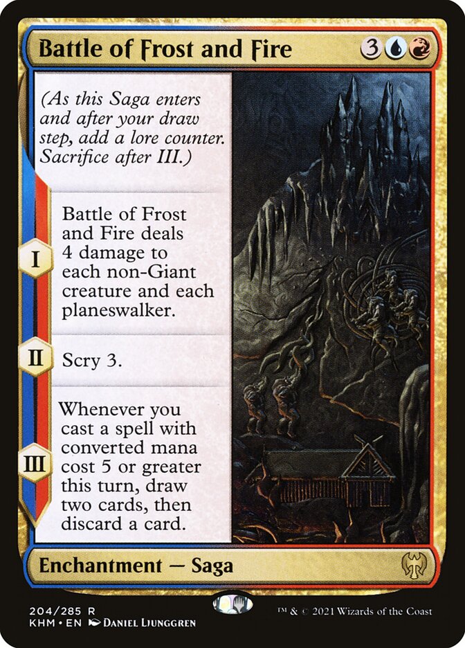 Battle of Frost and Fire 204 (Kaldheim)  - Foil | Good Games Adelaide SA