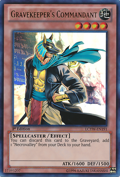 Gravekeeper's Commandant [LCYW-EN191] Ultra Rare | Good Games Adelaide SA