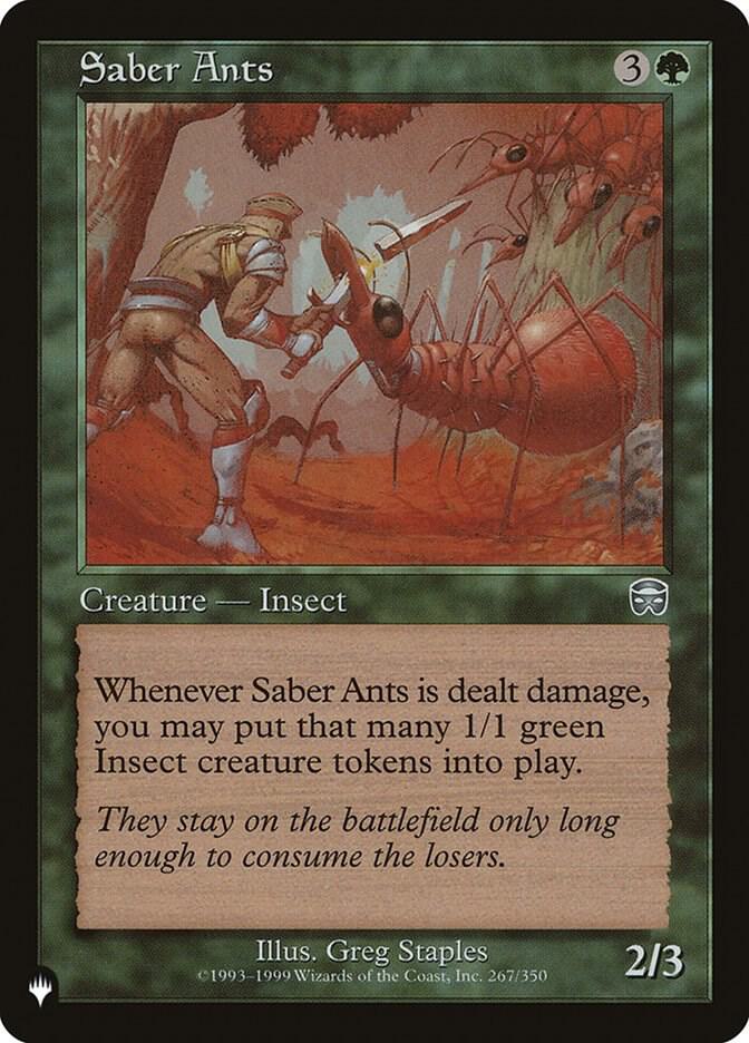 Saber Ants 267/350 (The List Reprints)  | Good Games Adelaide SA