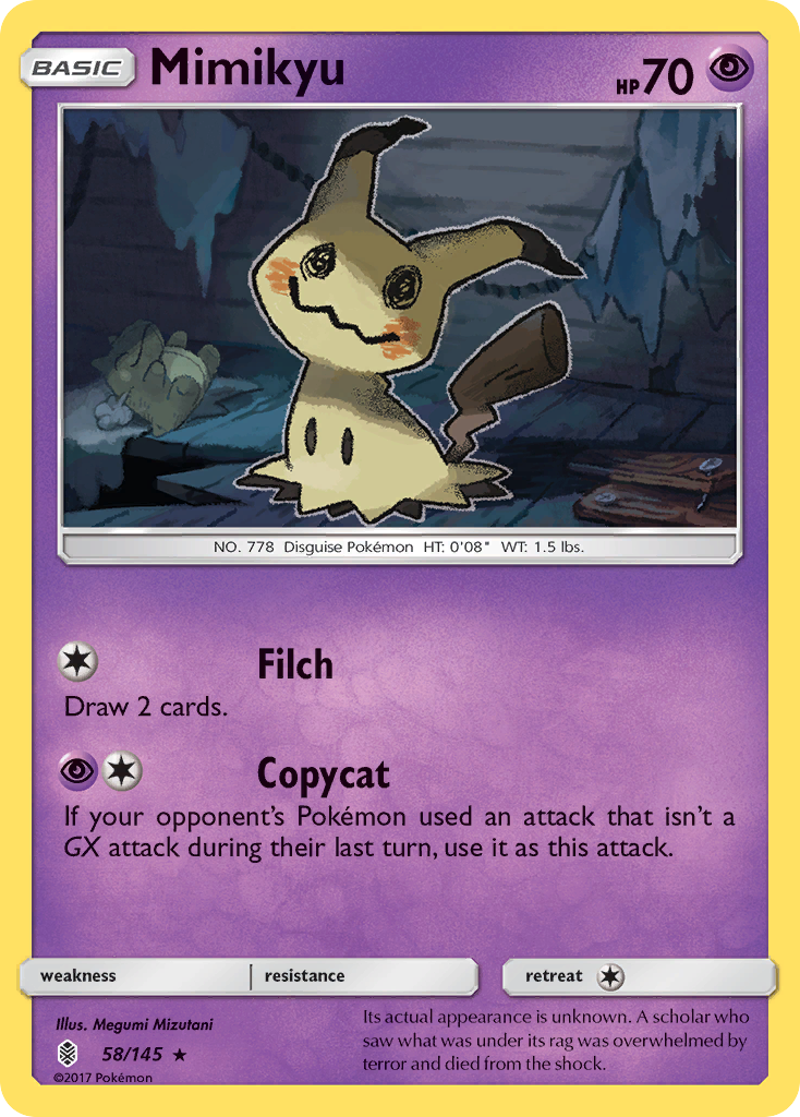 Mimikyu (58/145) [Sun & Moon: Guardians Rising] | Good Games Adelaide SA