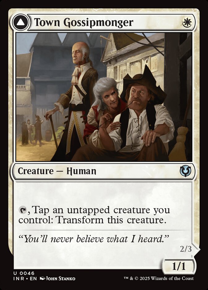 Town Gossipmonger // Incited Rabble 46 (Innistrad Remastered)  - Foil | Good Games Adelaide SA