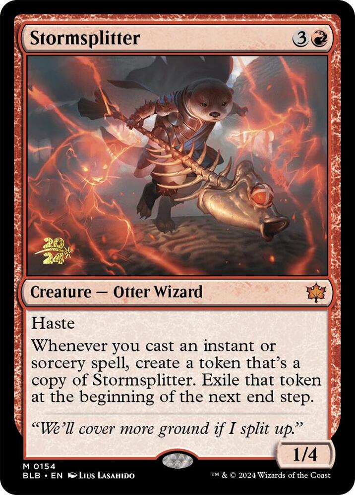 Stormsplitter 154 (Prerelease Cards)  - Foil | Good Games Adelaide SA