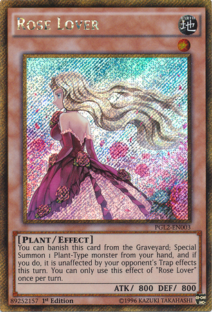 Rose Lover [PGL2-EN003] Gold Secret Rare | Good Games Adelaide SA