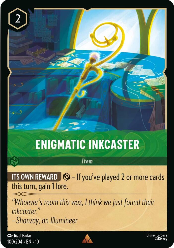 Enigmatic Inkcaster 100/204 (Whispers in the Well)  | Good Games Adelaide SA
