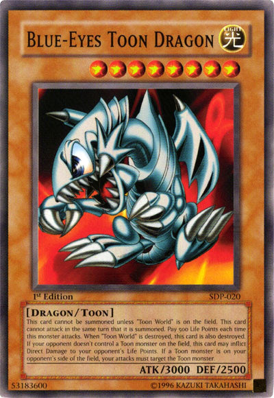 Blue-Eyes Toon Dragon [SDP-020] Common | Good Games Adelaide SA