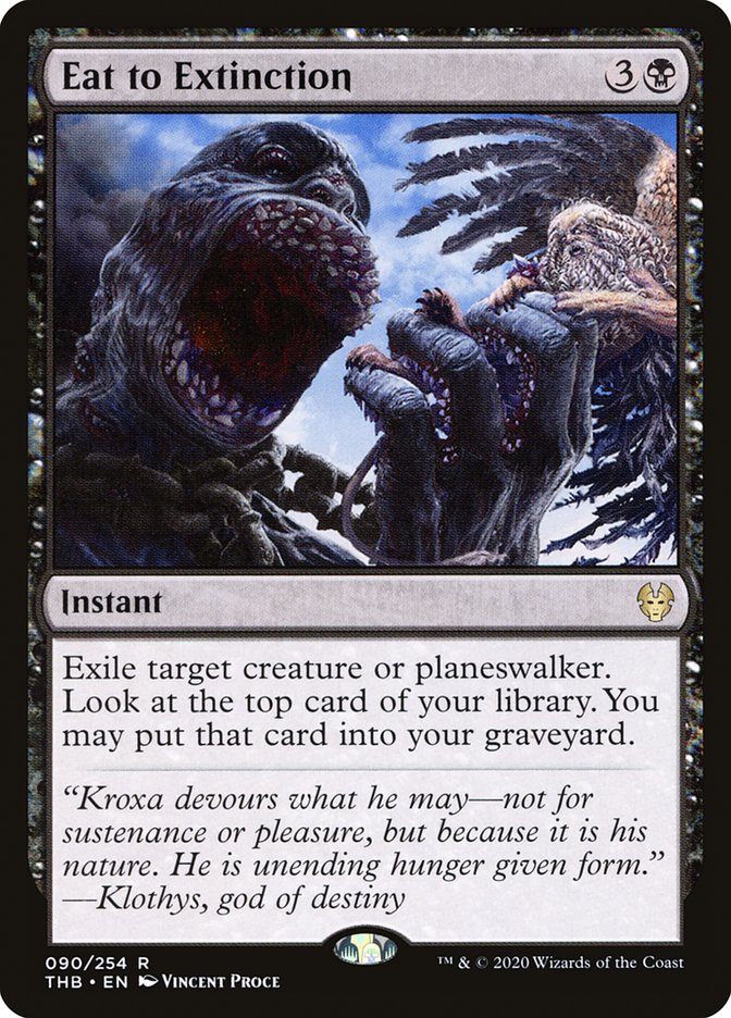 Eat to Extinction 90 (Theros Beyond Death)  - Foil | Good Games Adelaide SA