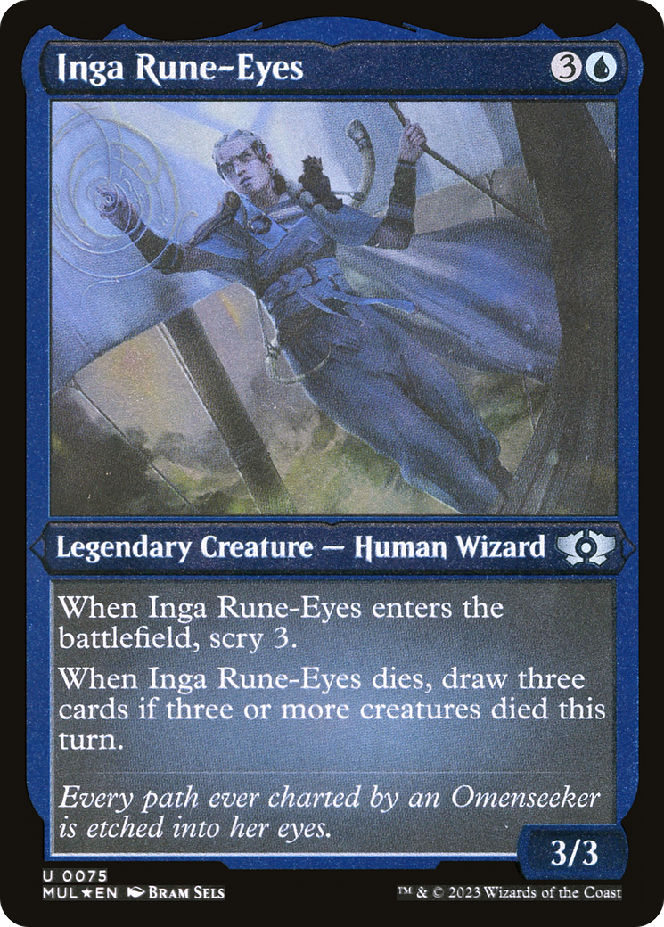 Inga Rune-Eyes (Foil Etched) [Multiverse Legends] | Good Games Adelaide SA