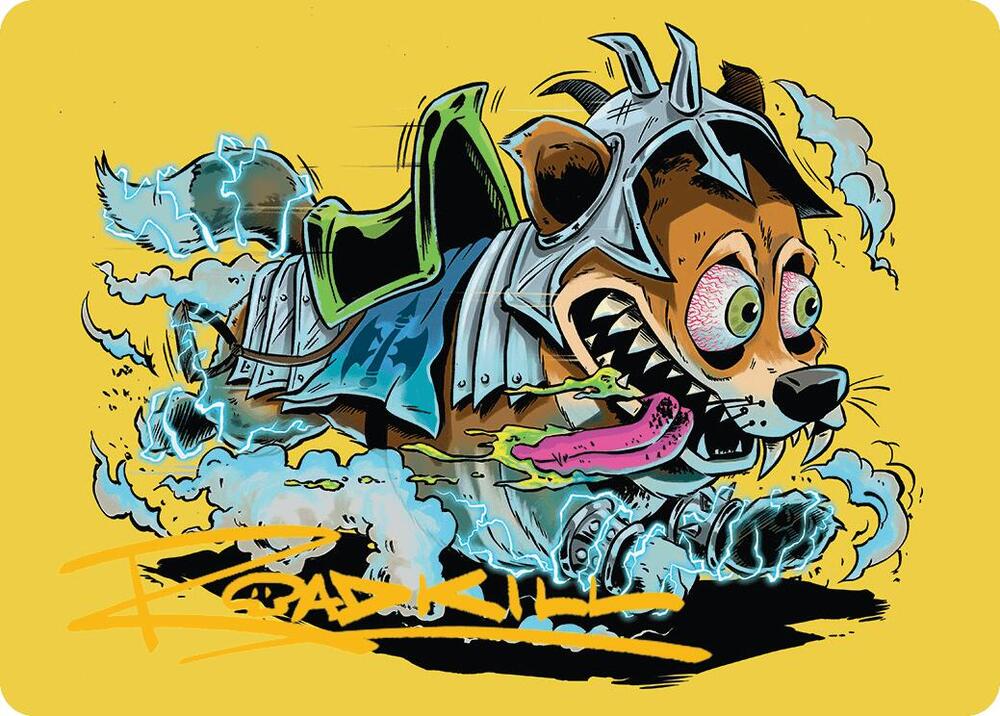 District Mascot Art Card 50 54 Gold Stamped Signature 50 (Art Series: Aetherdrift)  | Good Games Adelaide SA