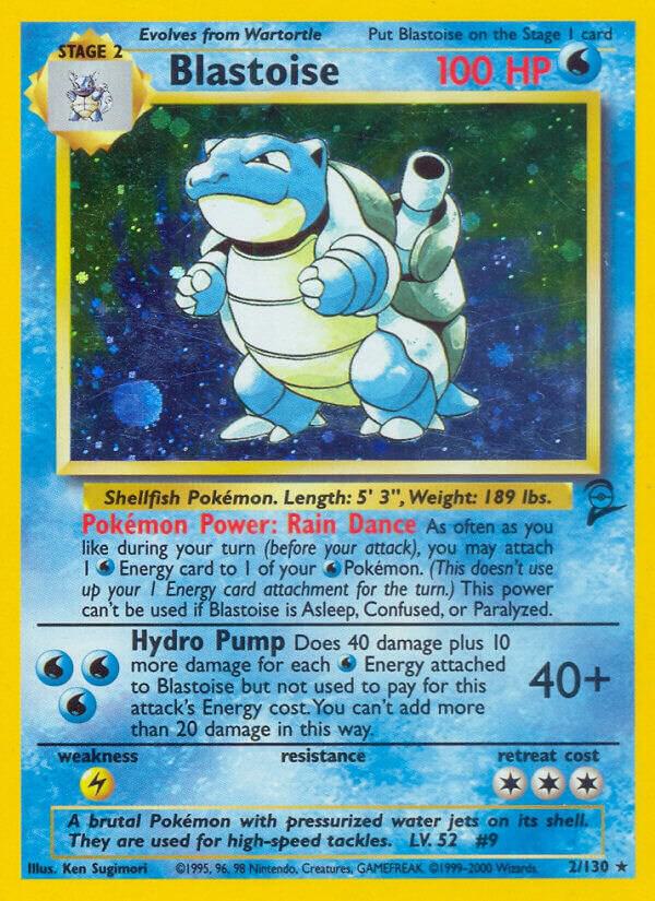 Blastoise 002/130 (Base Set 2)  - Holofoil | Good Games Adelaide SA