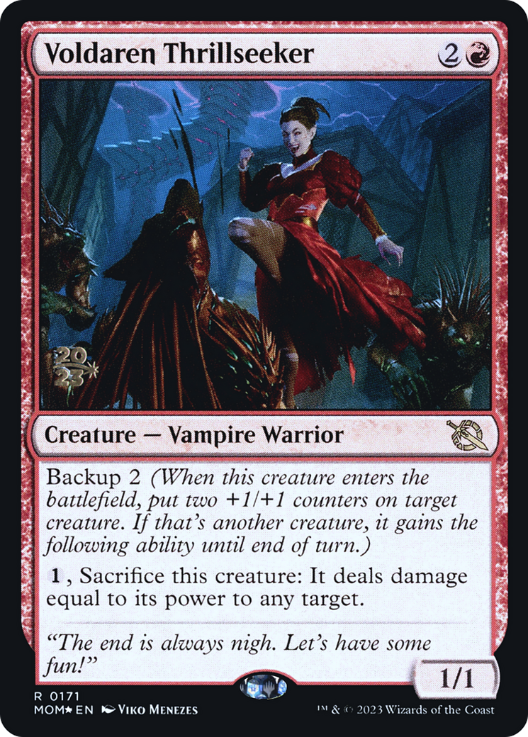 Voldaren Thrillseeker [March of the Machine Prerelease Promos] | Good Games Adelaide SA