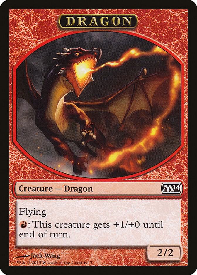 Dragon Token 6 (Magic 2014 (M14))  | Good Games Adelaide SA