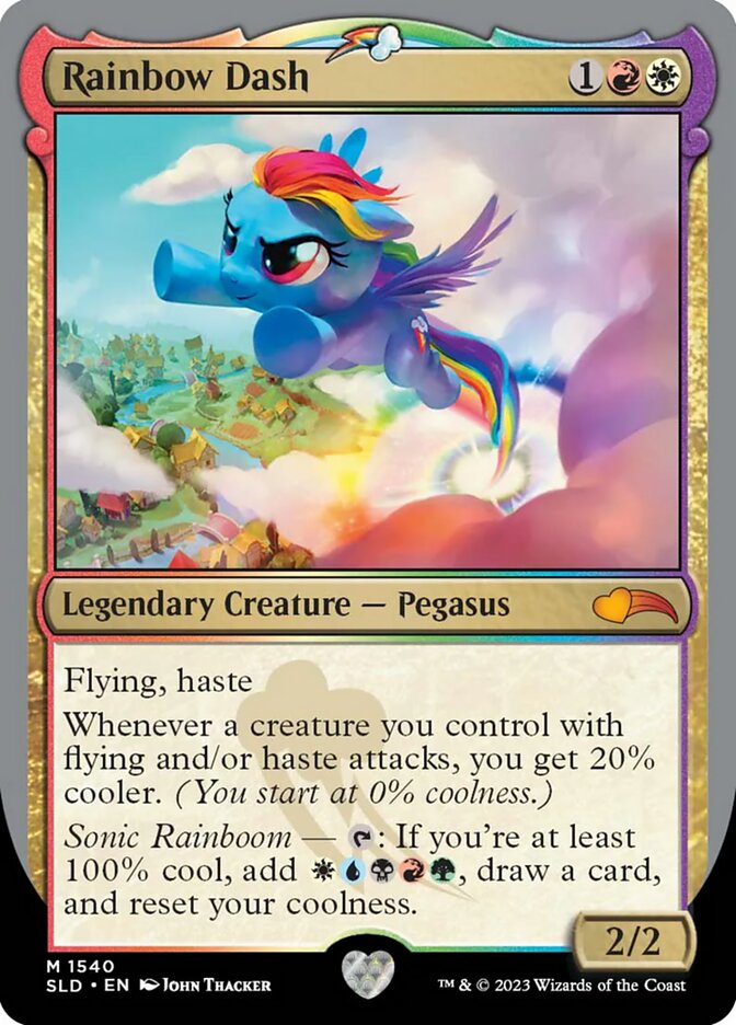 Rainbow Dash 1540 (Secret Lair Drop Series)  - Foil | Good Games Adelaide SA