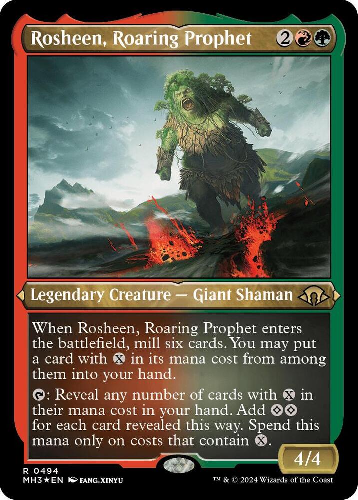 Rosheen, Roaring Prophet 494 (Modern Horizons 3)  - Foil | Good Games Adelaide SA