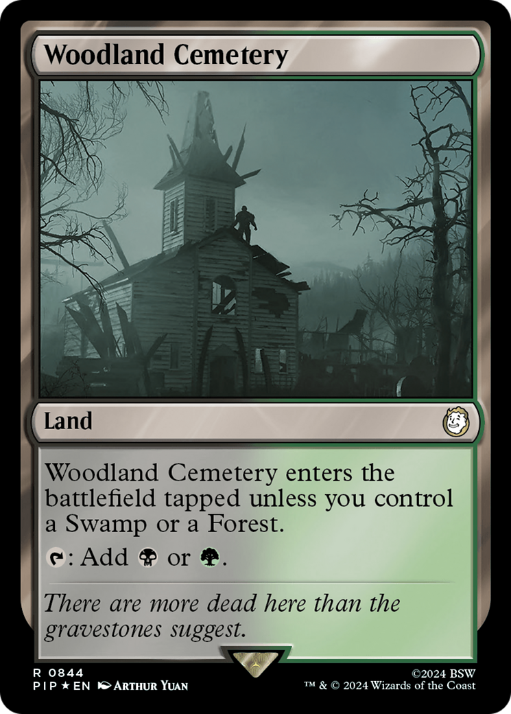 Woodland Cemetery (Surge Foil) [Fallout] | Good Games Adelaide SA