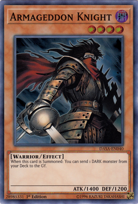 Armageddon Knight [DASA-EN040] Super Rare | Good Games Adelaide SA