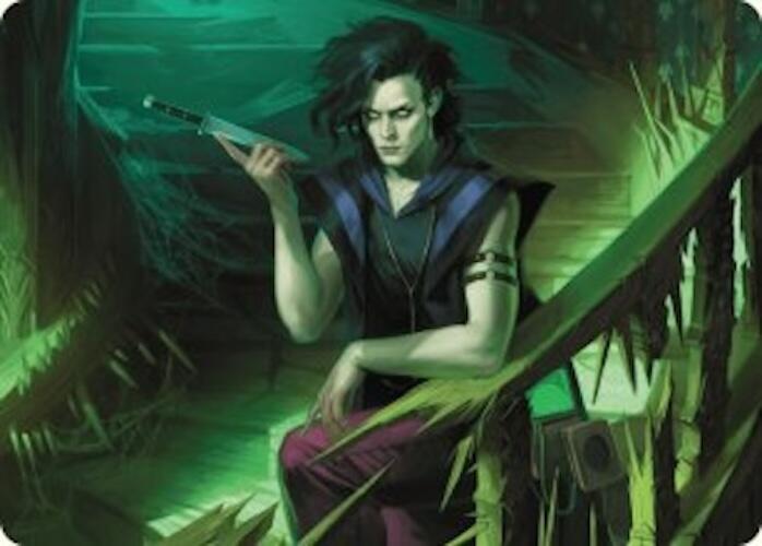 Winter Misanthropic Guide Art Card 24 (Art Series: Duskmourn: House of Horror)  | Good Games Adelaide SA