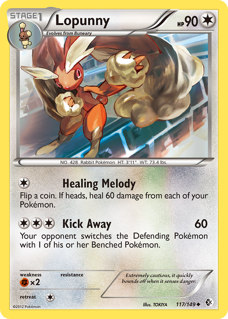 Lopunny (117/149) [Black & White: Boundaries Crossed] | Good Games Adelaide SA