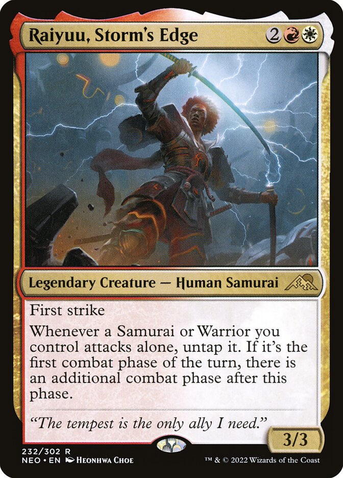 Raiyuu, Storm's Edge 232 (Kamigawa: Neon Dynasty)  - Foil | Good Games Adelaide SA