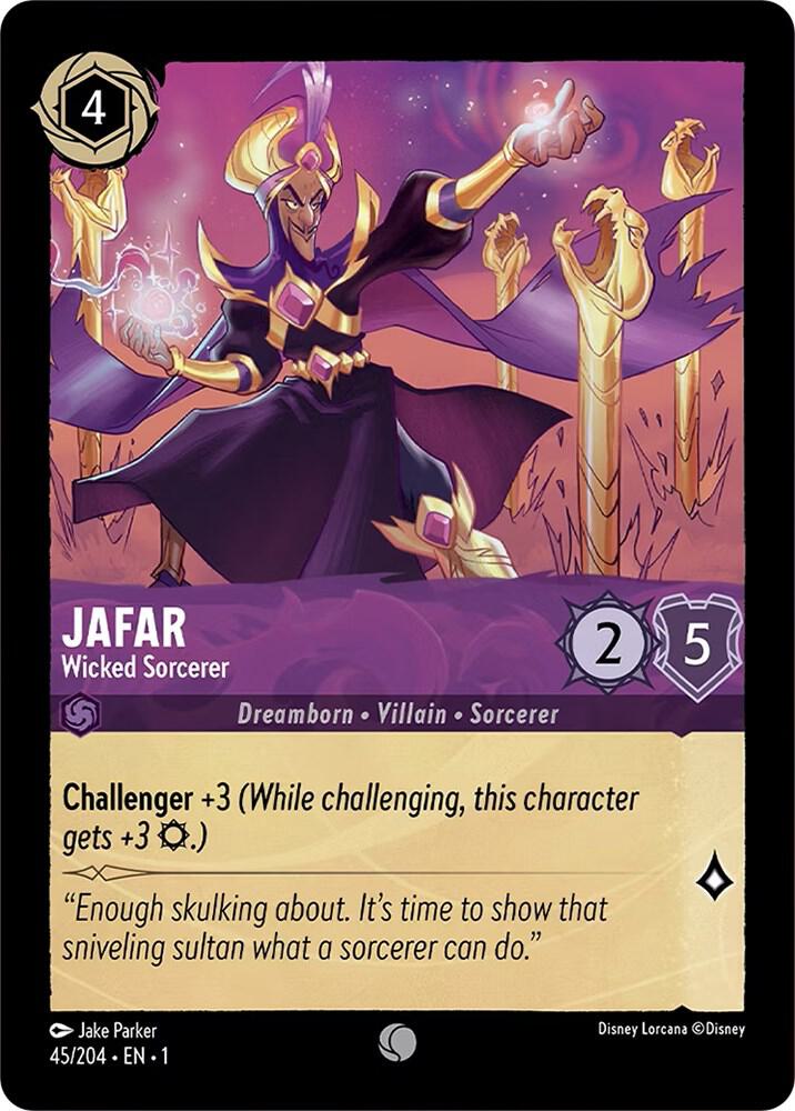 Jafar Wicked Sorcerer 45/204 (The First Chapter)  | Good Games Adelaide SA