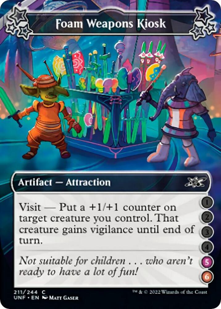 Foam Weapons Kiosk 5 6 211 (Unfinity)  - Foil | Good Games Adelaide SA