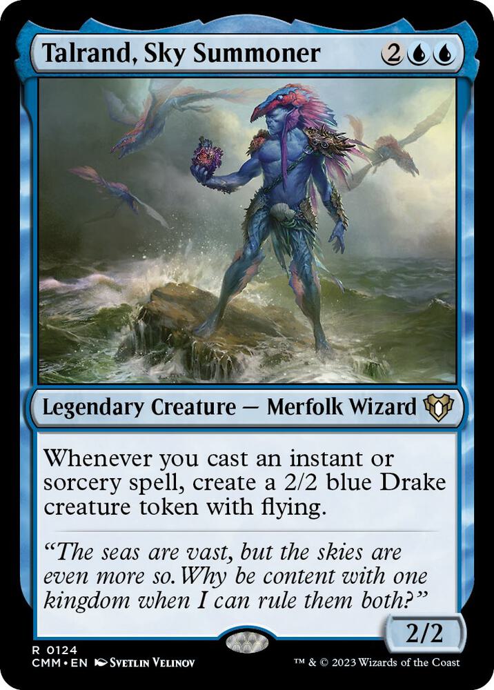 Talrand, Sky Summoner 124 (Commander Masters)  | Good Games Adelaide SA