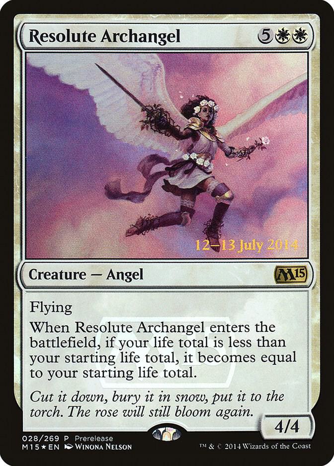 Resolute Archangel 28 (Prerelease Cards)  - Foil | Good Games Adelaide SA