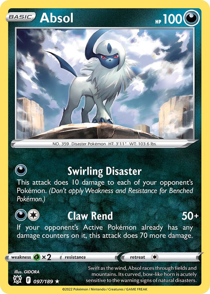 Absol 097 189 097/189 (Deck Exclusives)  | Good Games Adelaide SA