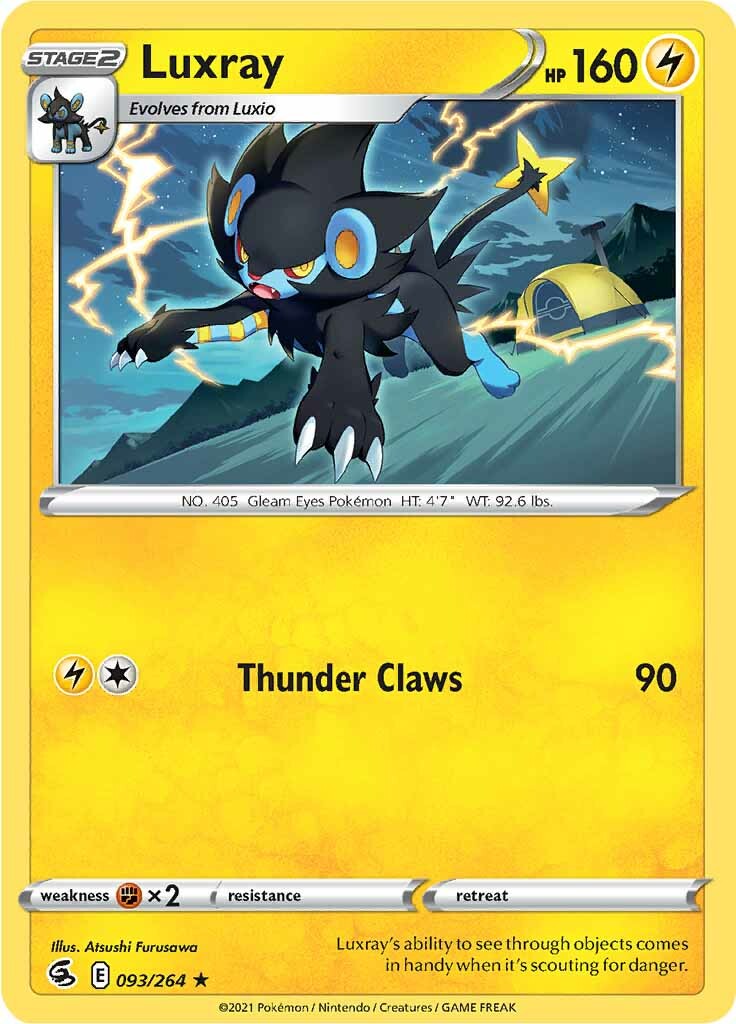 Luxray (093/264) [Sword & Shield: Fusion Strike] | Good Games Adelaide SA