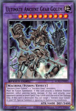 Ultimate Ancient Gear Golem [SGX1-END21] Common | Good Games Adelaide SA