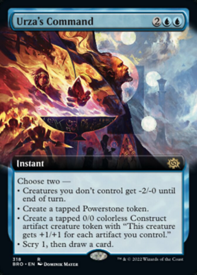 Urza's Command (Extended Art) [The Brothers' War] | Good Games Adelaide SA