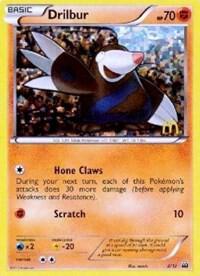 Drilbur 008/012 (McDonald's Promos 2012)  - Holofoil | Good Games Adelaide SA