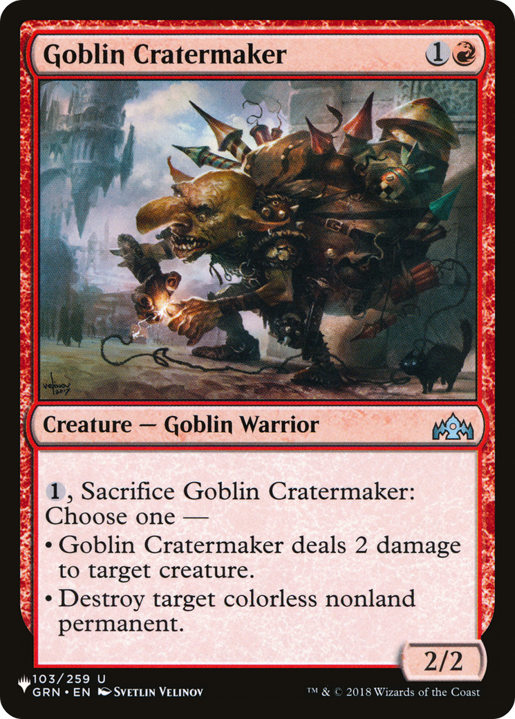 Goblin Cratermaker [The List Reprints] | Good Games Adelaide SA