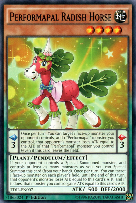 Performapal Radish Horse [TDIL-EN007] Common | Good Games Adelaide SA