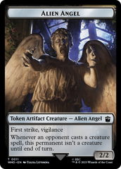 Alien Angel // Dinosaur Double-Sided Token [Doctor Who Tokens] | Good Games Adelaide SA