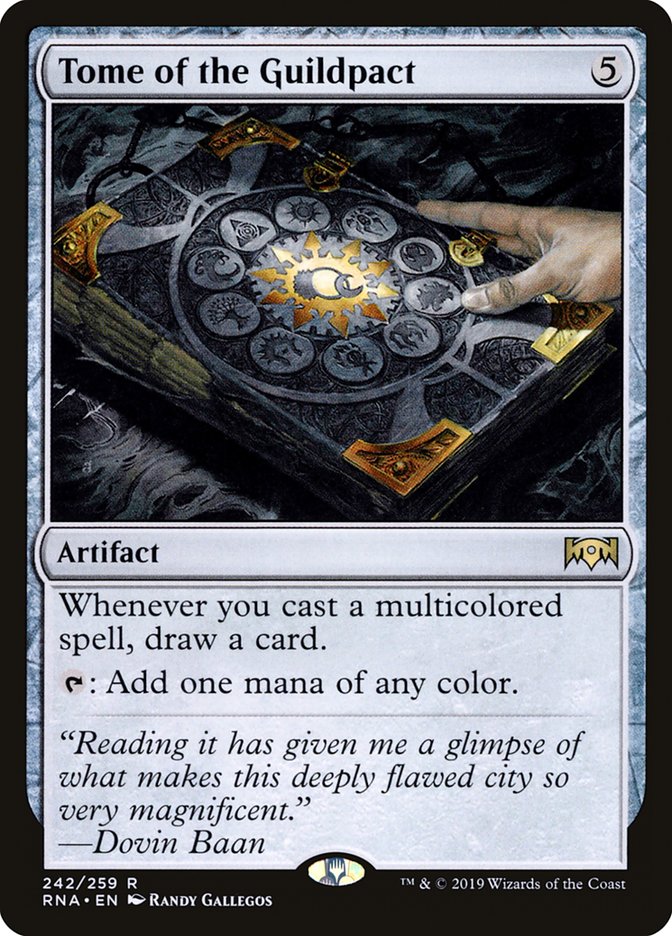 Tome of the Guildpact 242 (Ravnica Allegiance)  - Foil | Good Games Adelaide SA