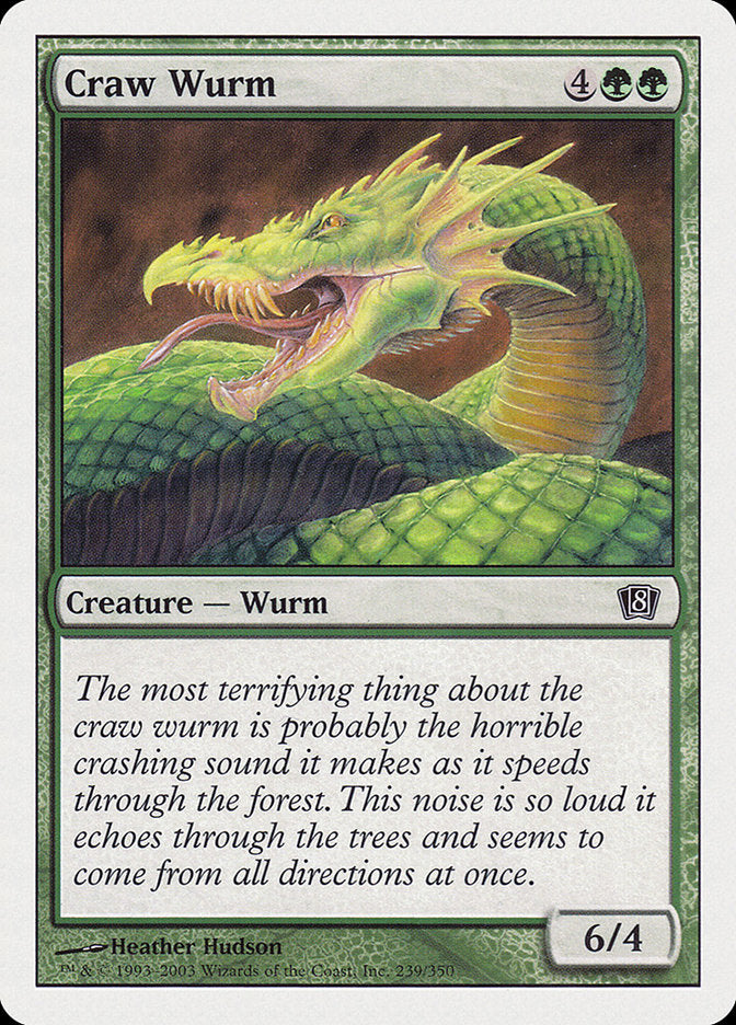 Craw Wurm [Eighth Edition] | Good Games Adelaide SA